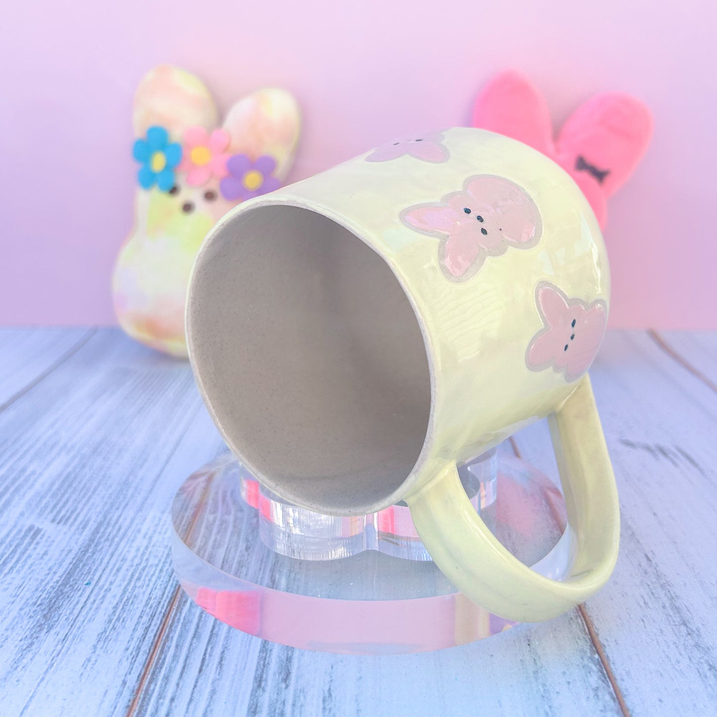 Light Yellow Bunny Spring Ceramic Mug
