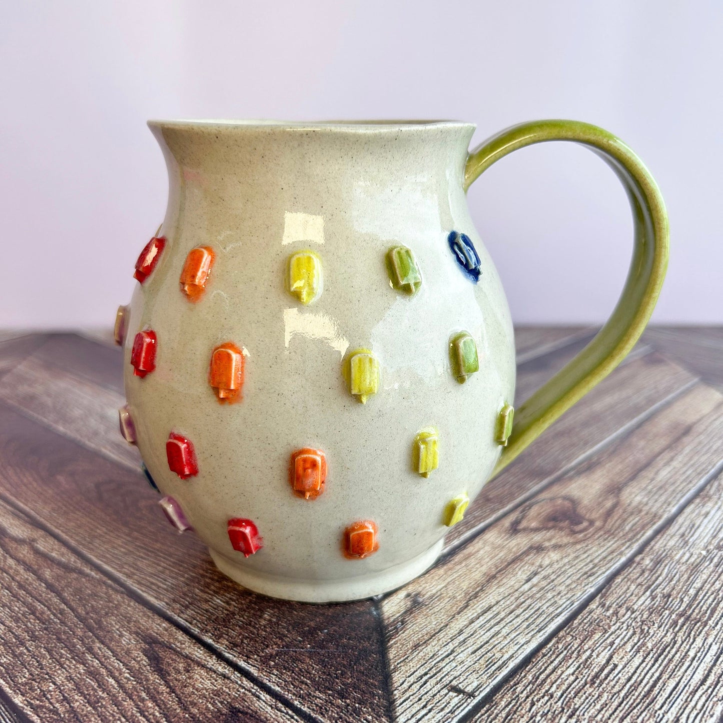 Rainbow Ice Cream 20 Ounce Ceramic Mug