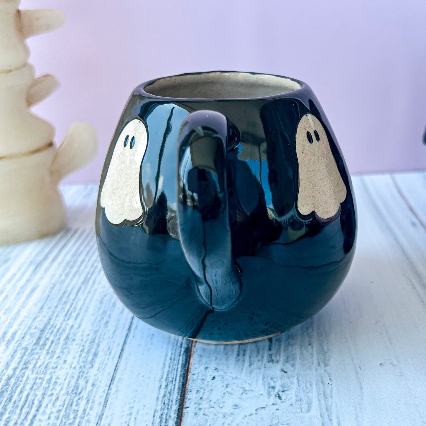 Black Ghost 12 Oz Ceramic Mug