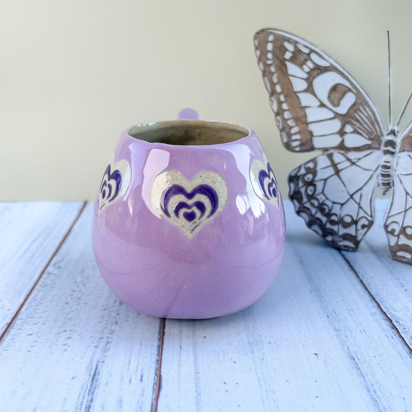 Purple Heart 12 Ounce Ceramic Mug