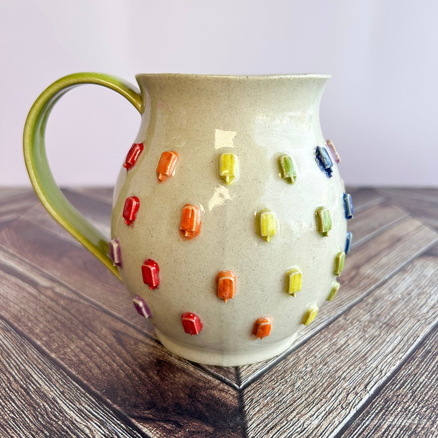 Rainbow Ice Cream 20 Ounce Ceramic Mug