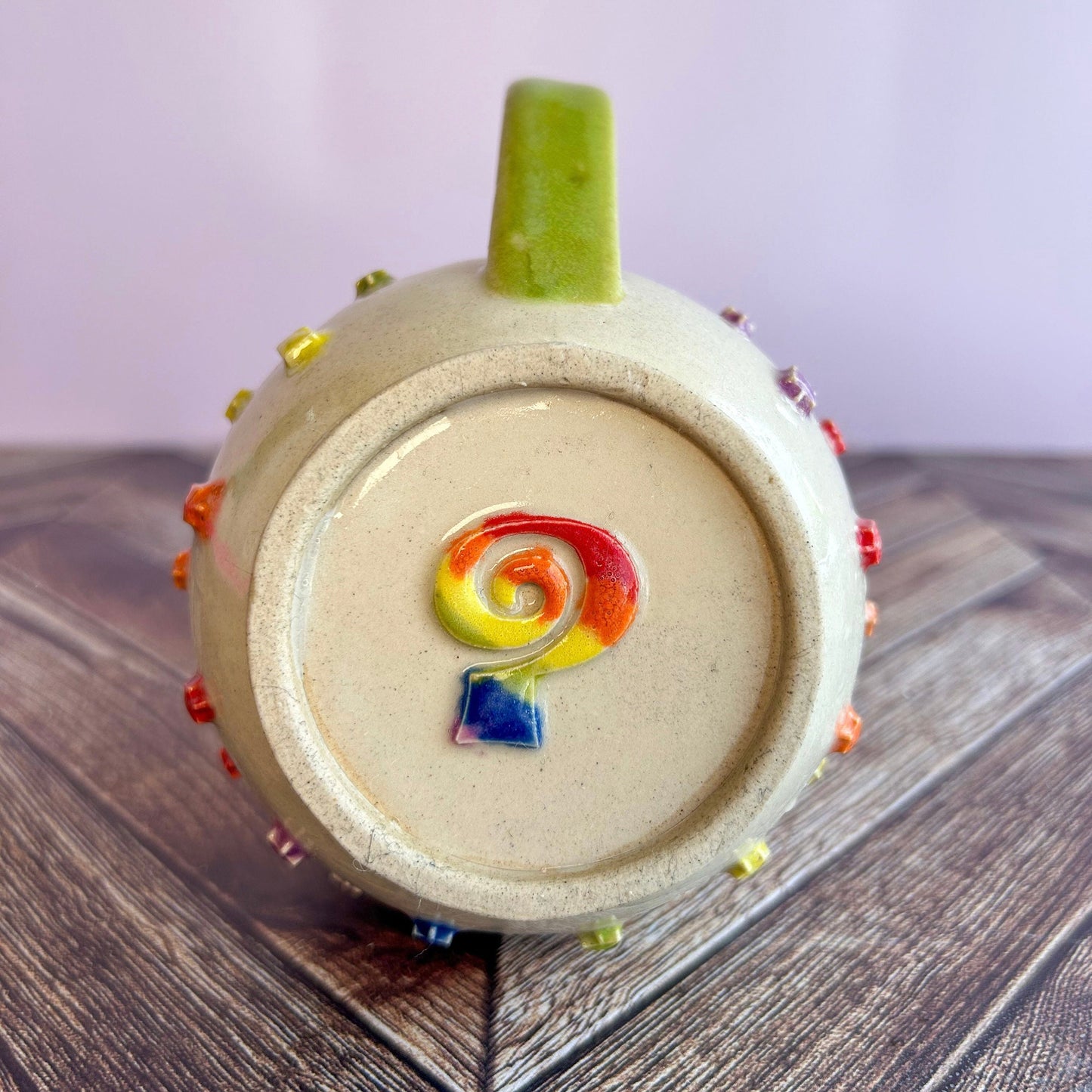 Rainbow Ice Cream 20 Ounce Ceramic Mug