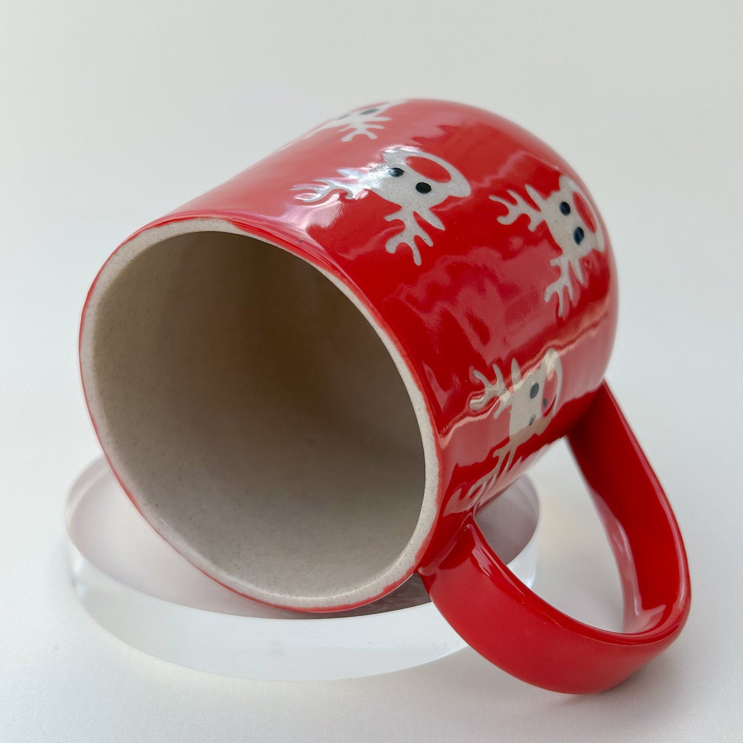 Red Reindeer 16 Ounce Mug