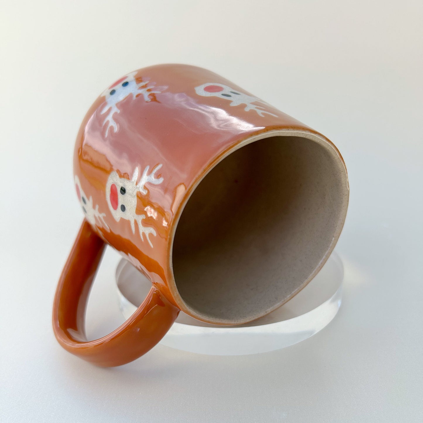 Brown Reindeer 16 Ounce Ceramic Mug