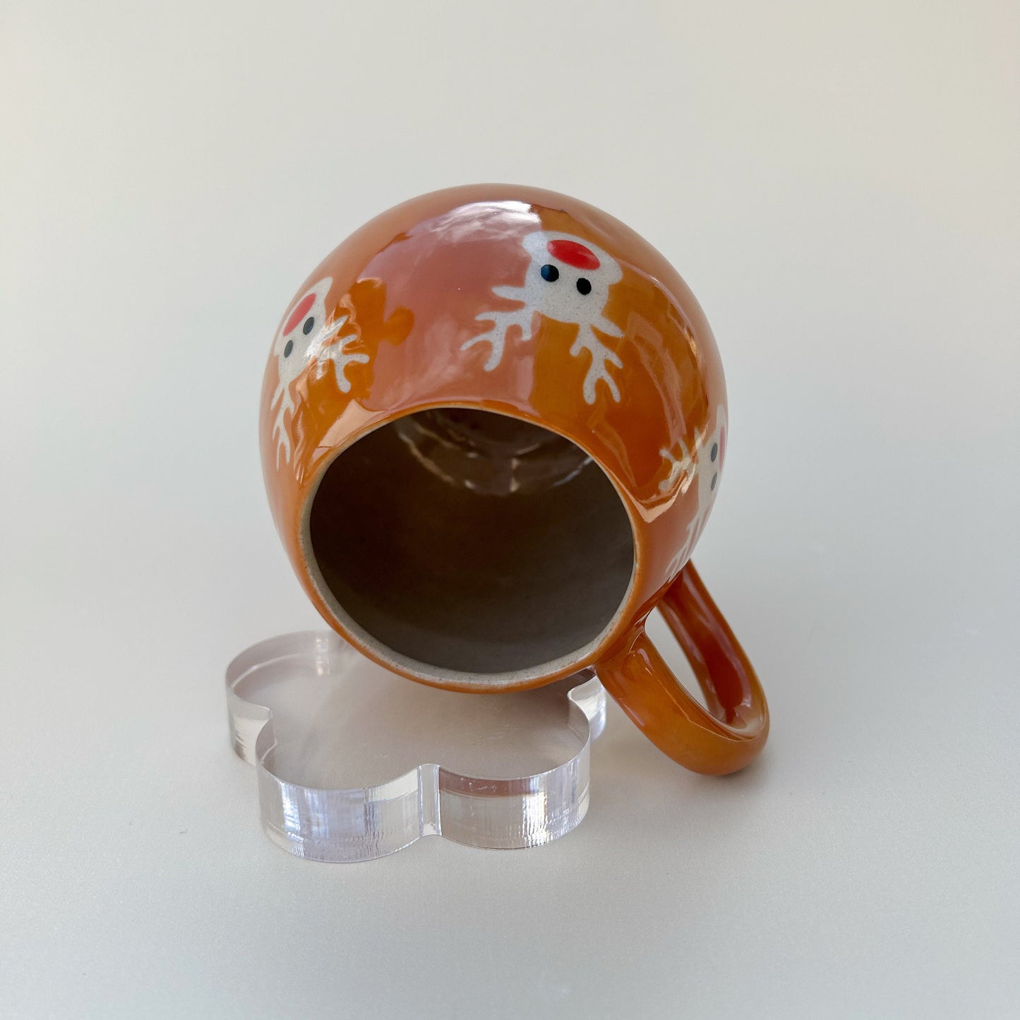 Brown Reindeer 12 Ounce Ceramic Mug