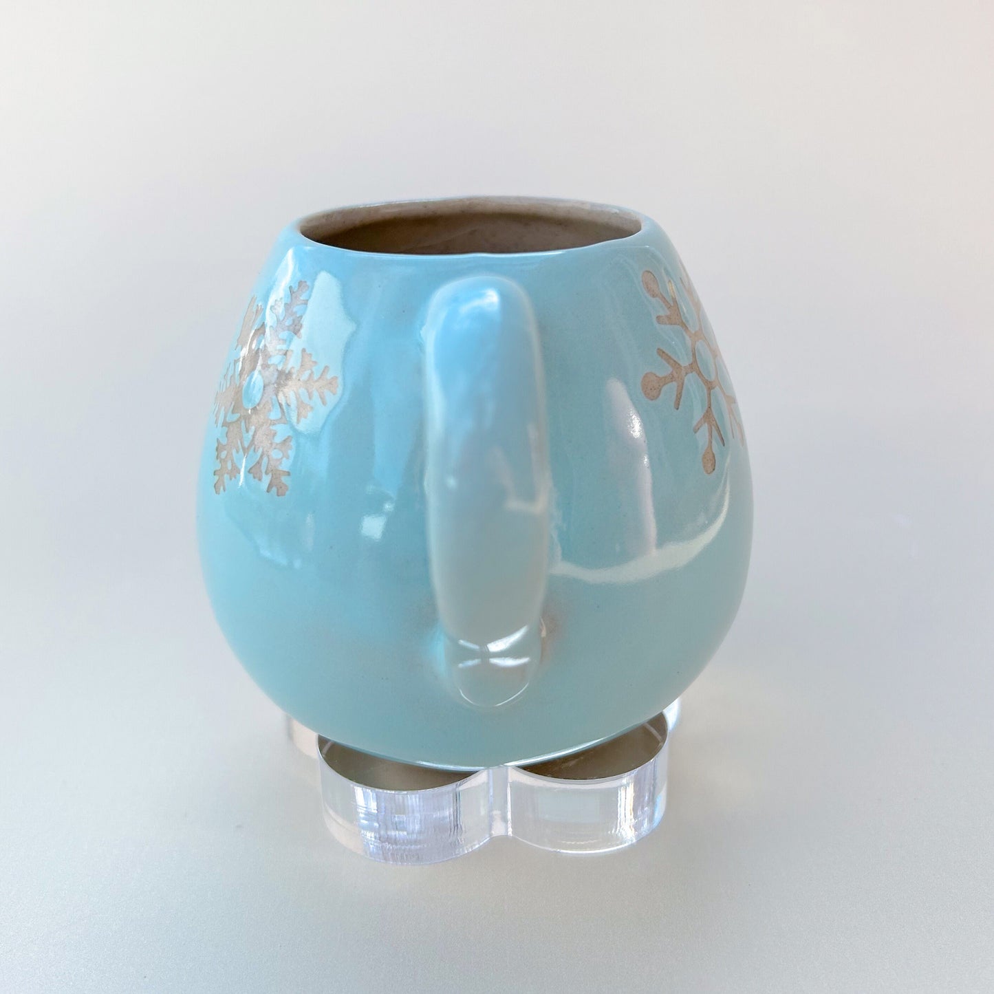 Blue Snowflake 12 Ounce Ceramic Mug