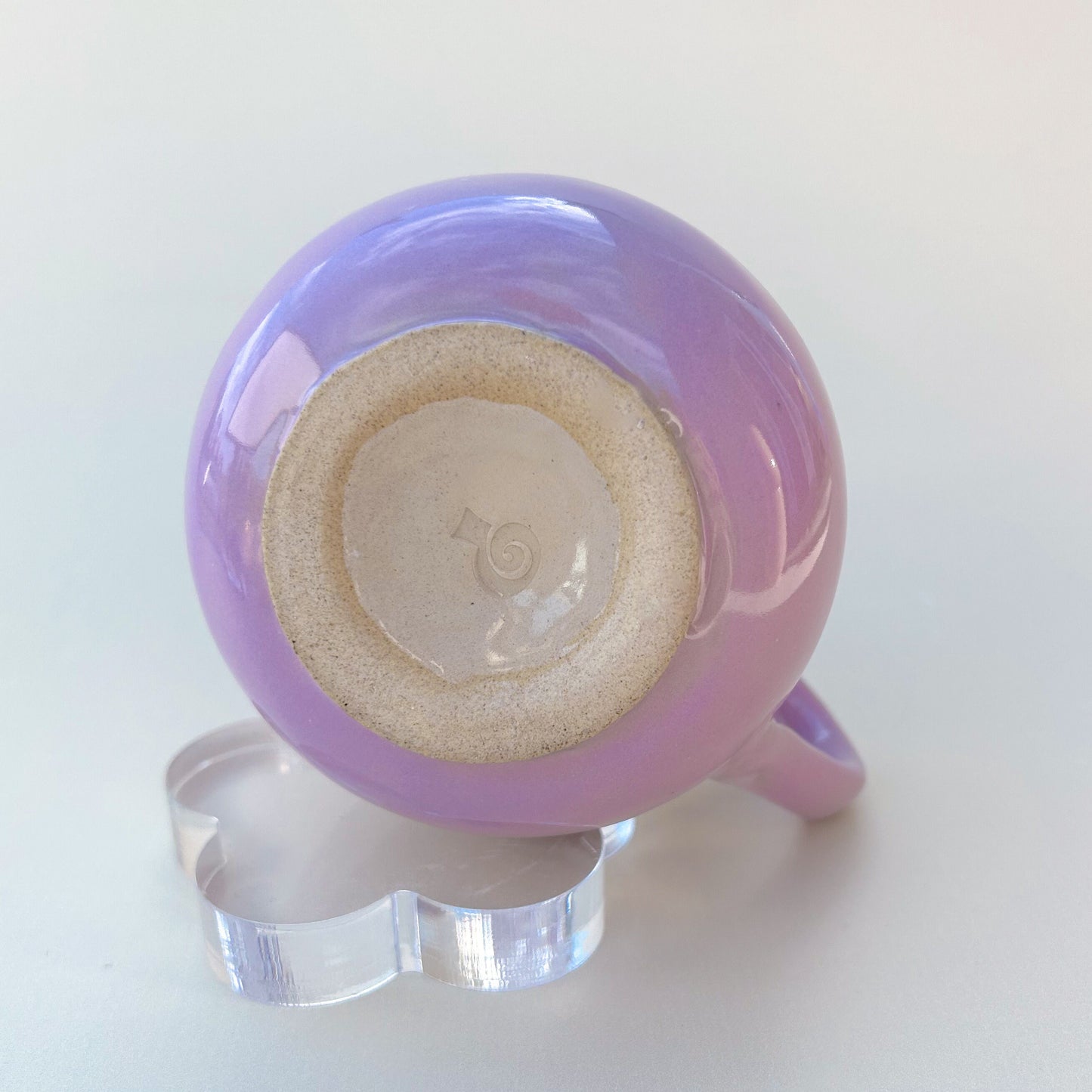 Purple Snowflake 12 Ounce Ceramic Mug