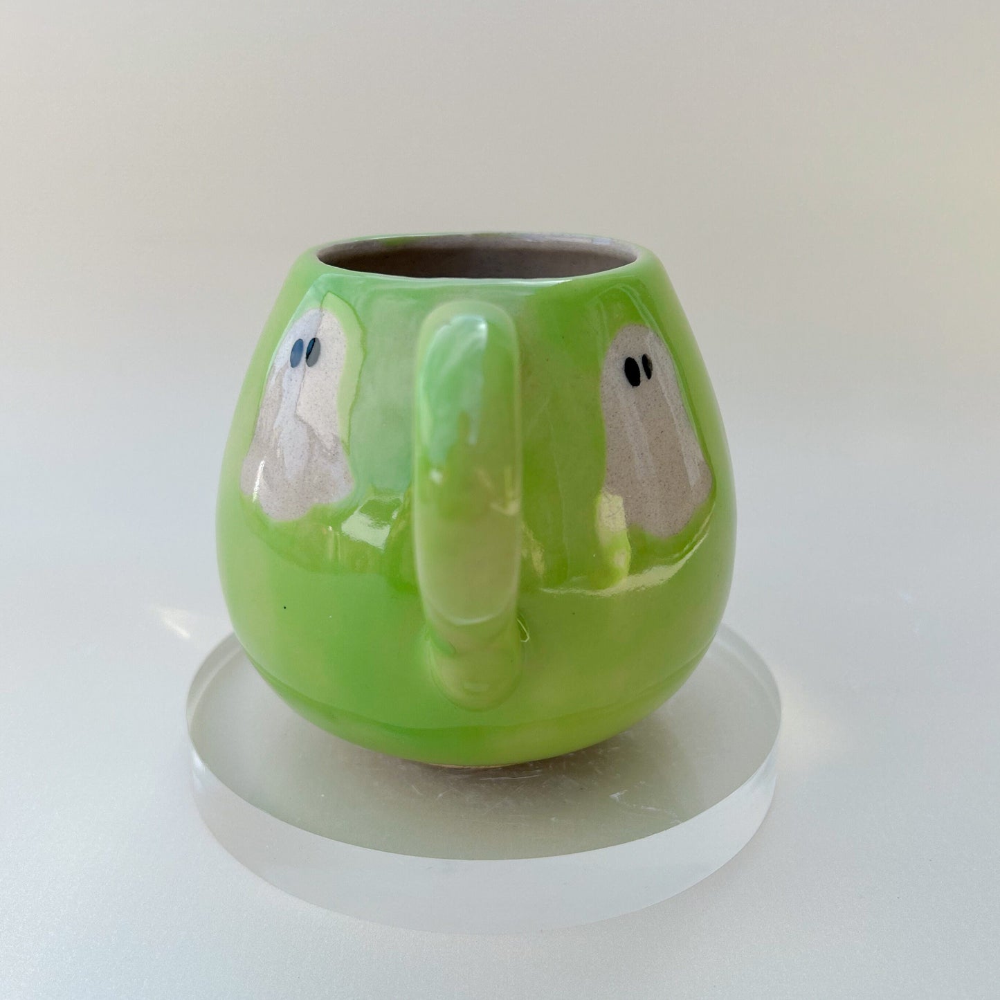 Green Ghost 12 Ounce Ceramic Mug