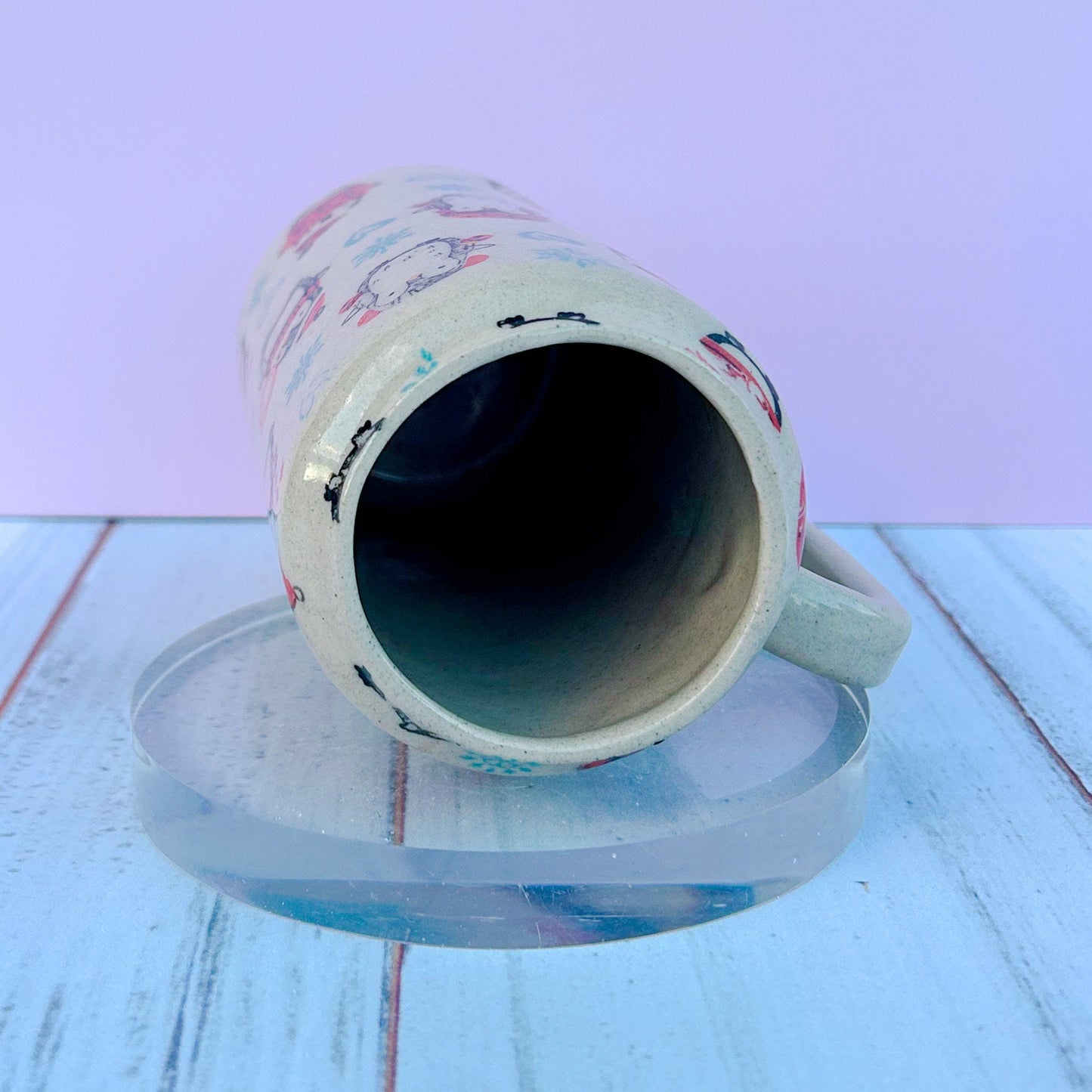 Winter Penguin Tumbler Ceramic Mug