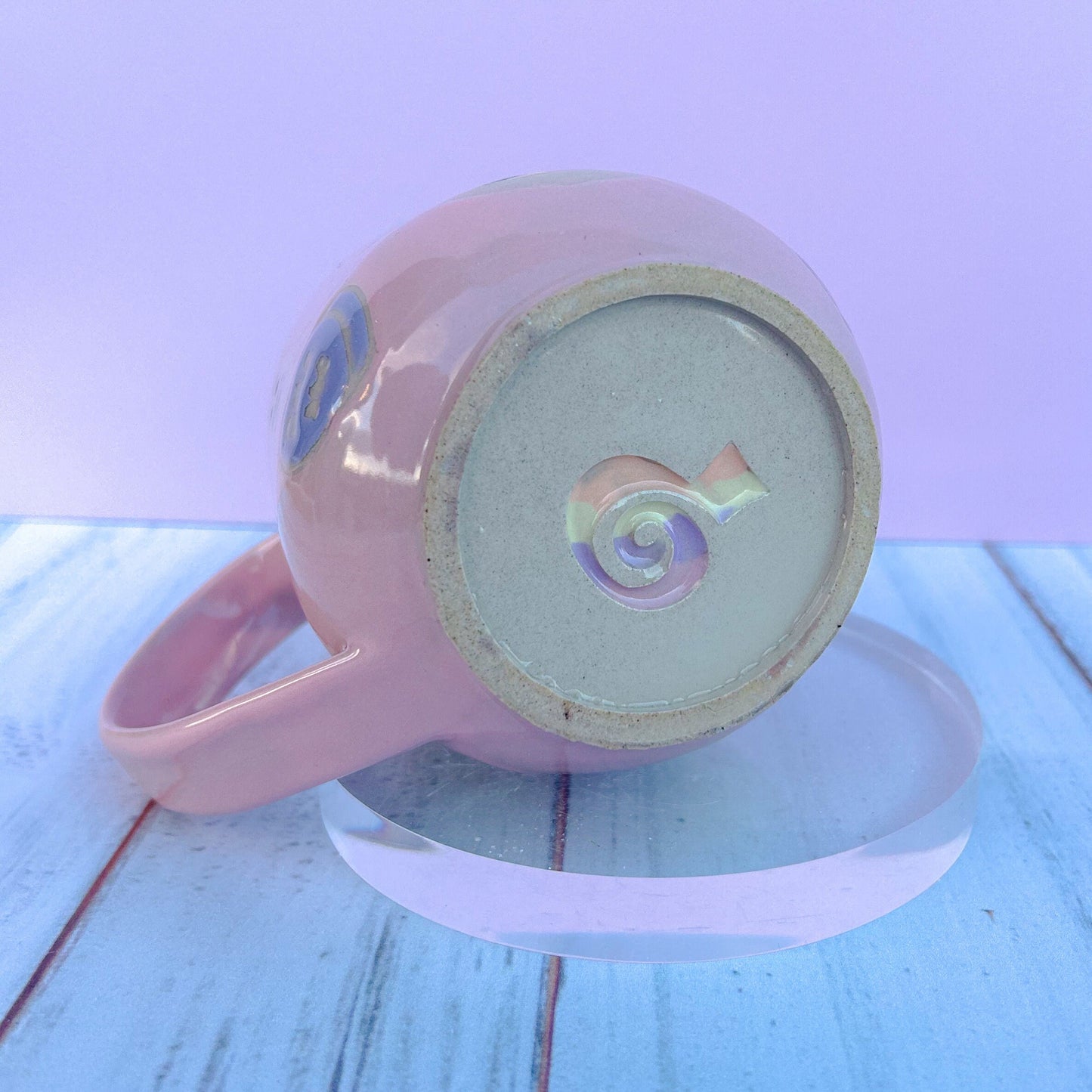 Pink Valentines Ghost 16 Ounce Ceramic Mug