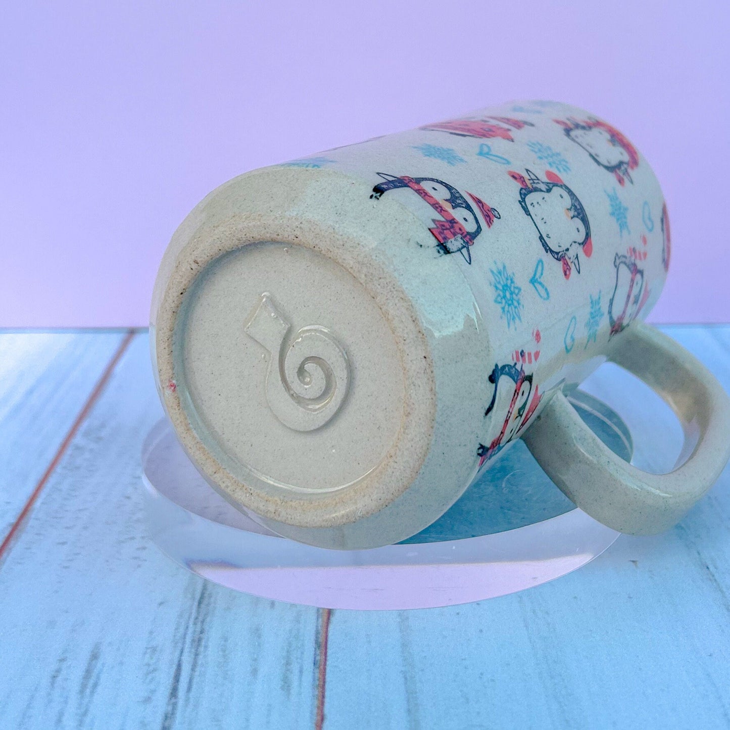 Winter Penguin Tumbler Ceramic Mug