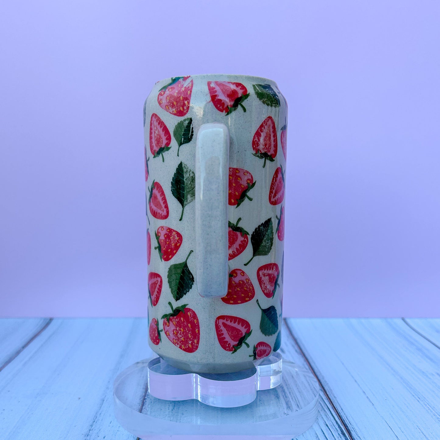 Strawberry Tumbler Ceramic Mug