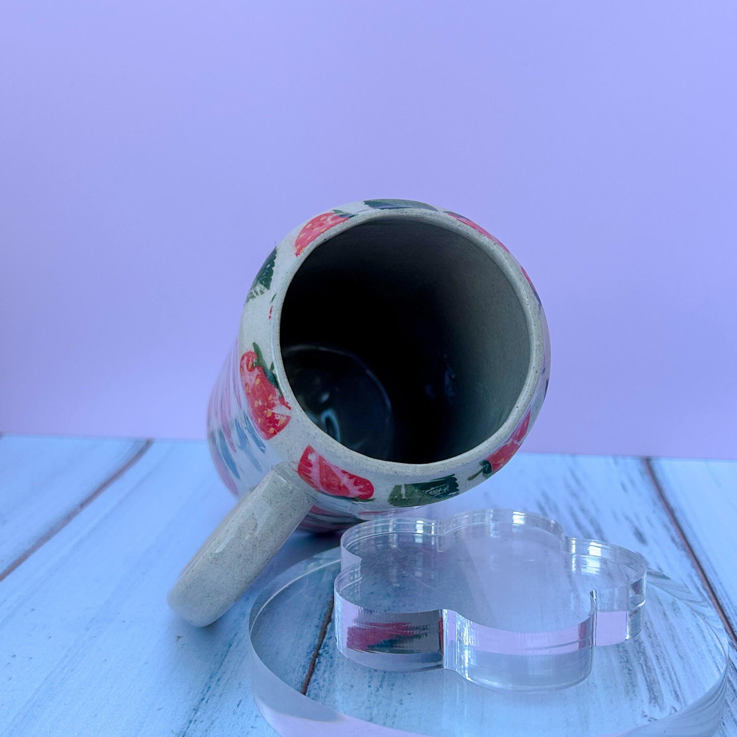 Strawberry Tumbler Ceramic Mug