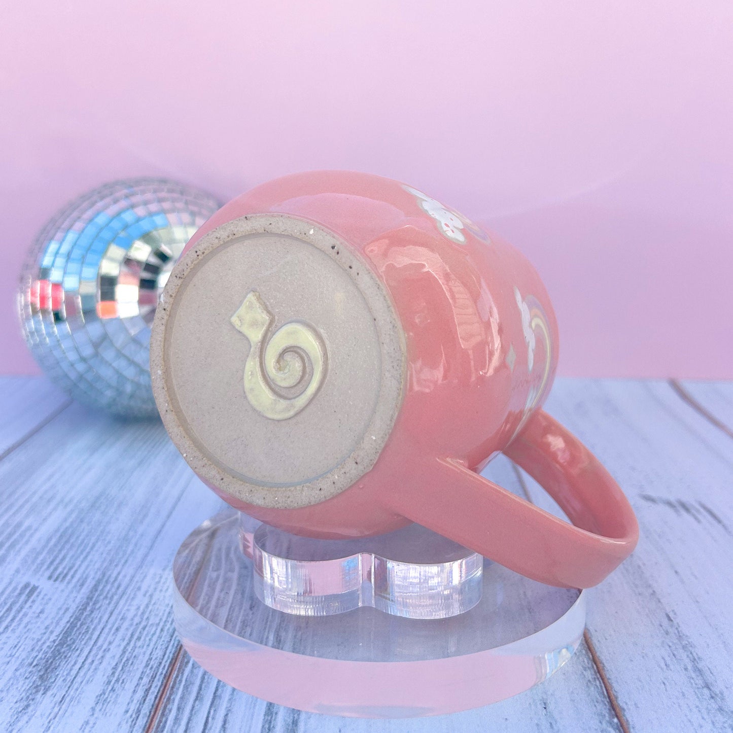 Coral Rainbow Ceramic Mug
