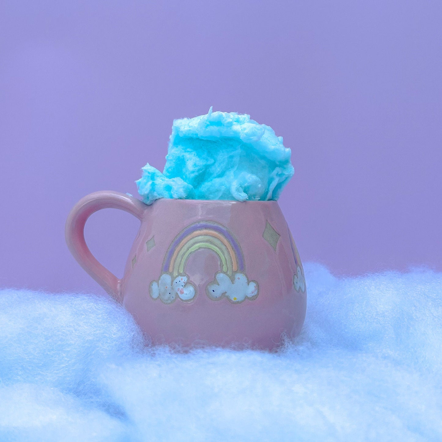 Pink Rainbow 12 oz Ceramic Mug