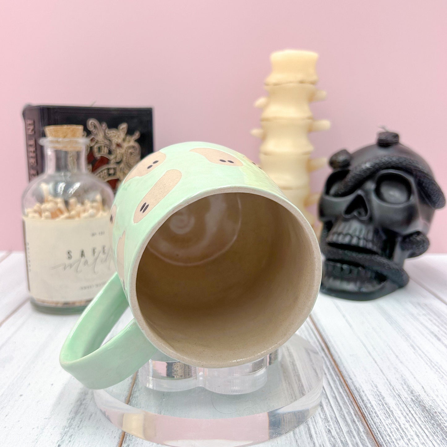 Aqua Ghost Ceramic Mug
