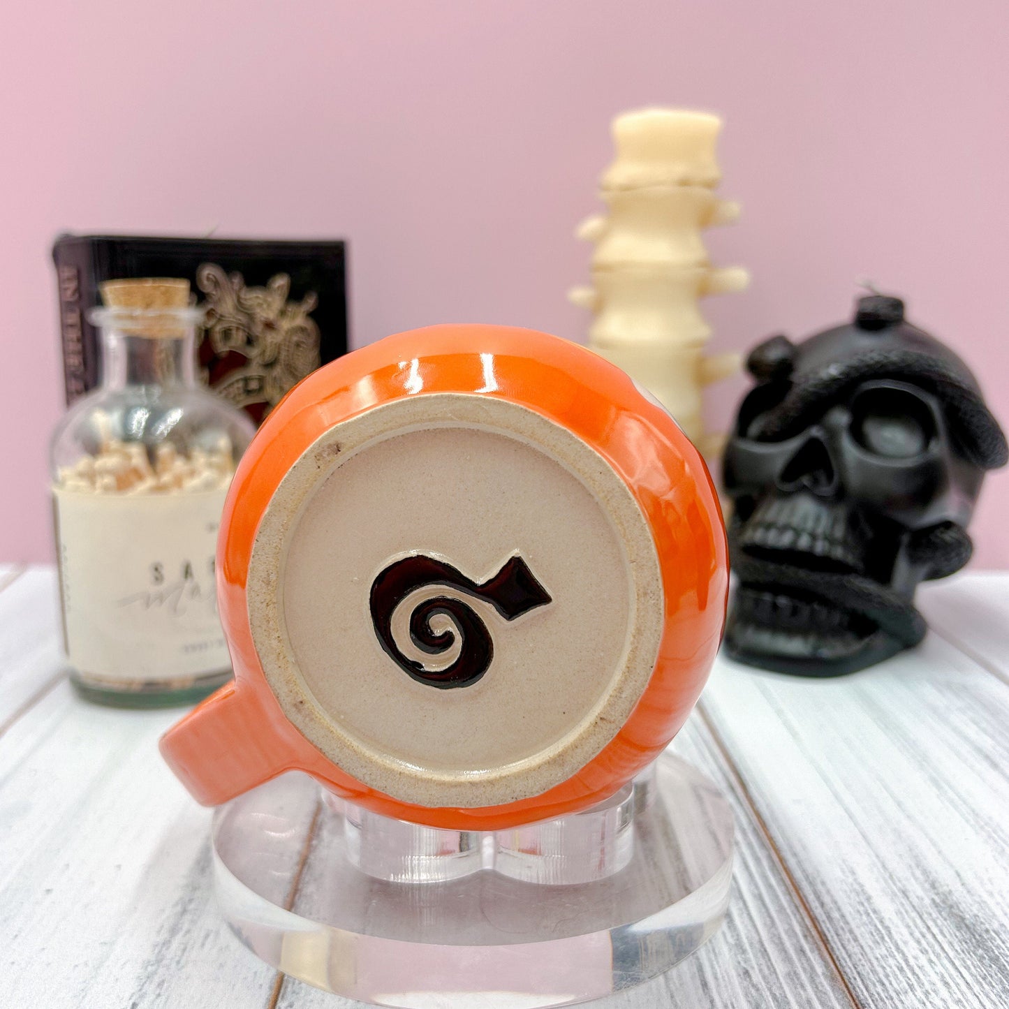 Orange Ghost Ceramic Mug