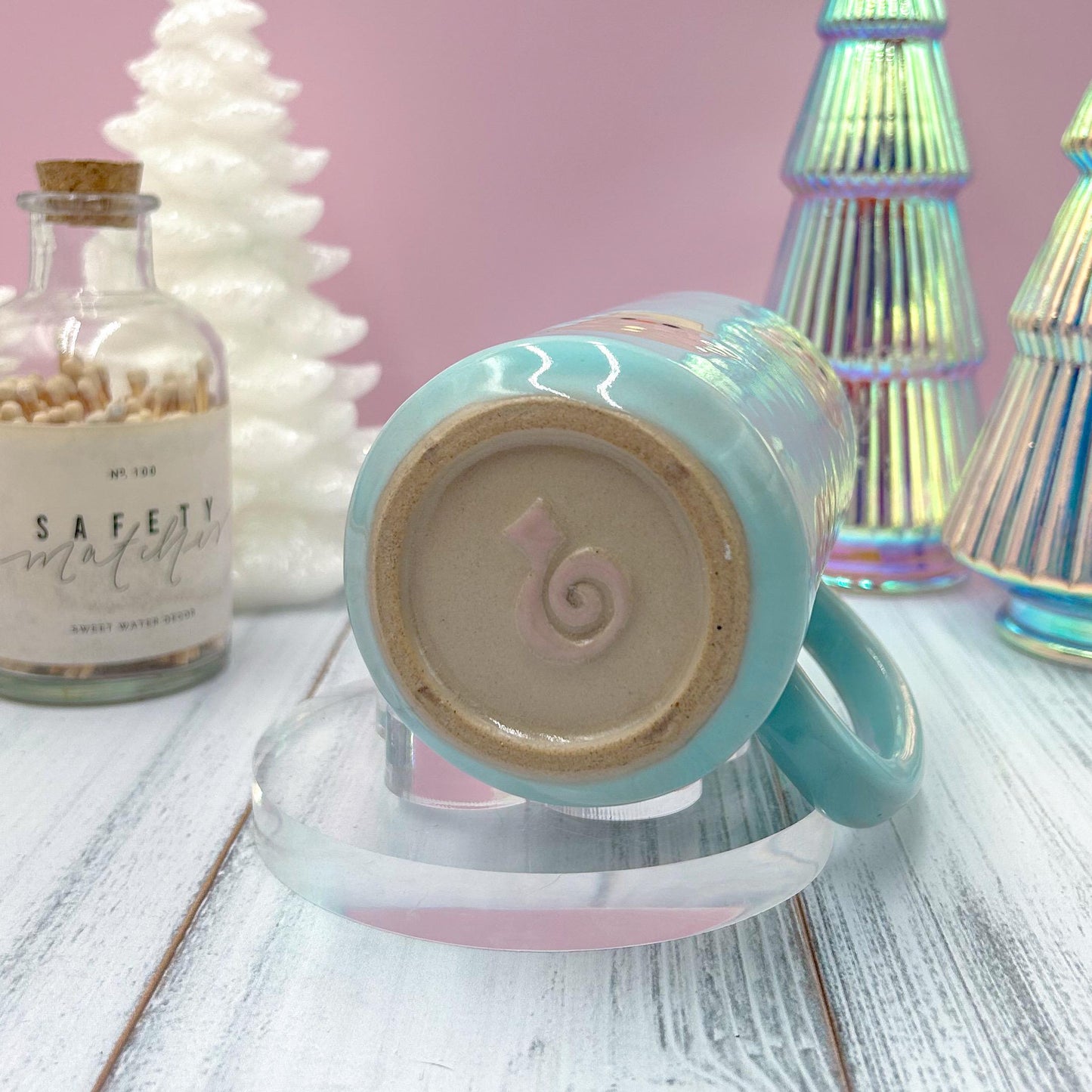 Snowman Tumbler Ceramic Mug
