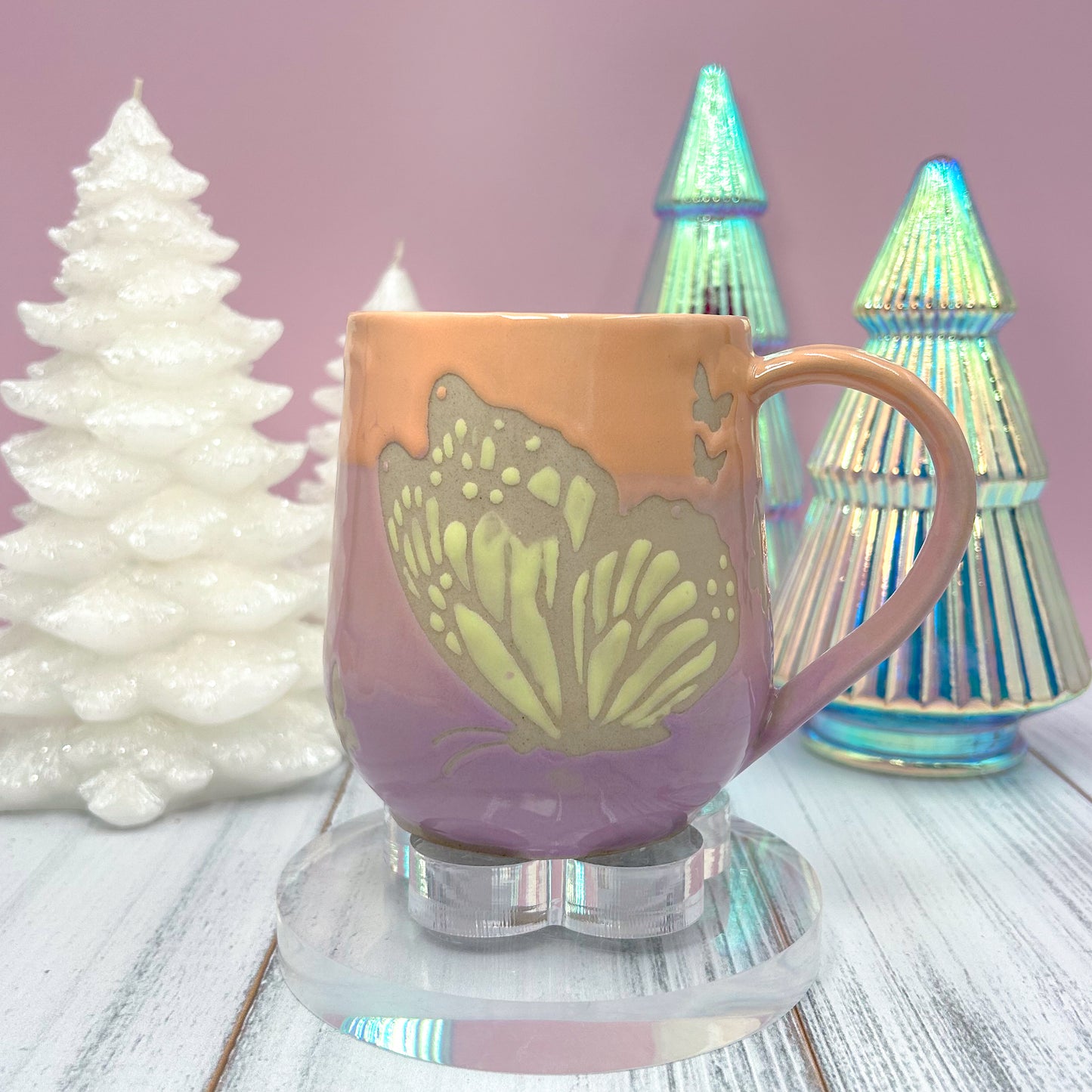 Ombré Butterfly 16 Ounce Mug