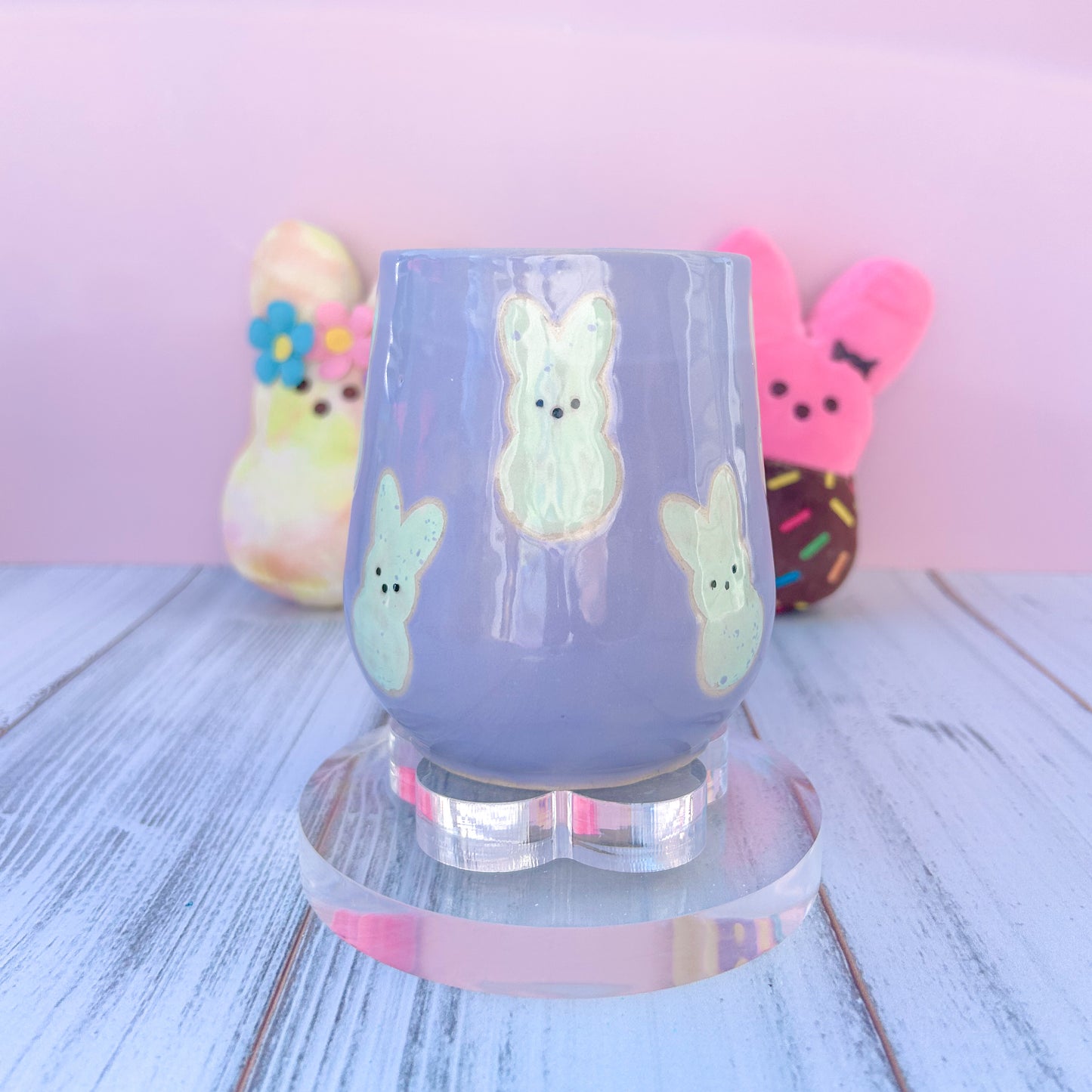 Lavender Bunny Spring Ceramic Mug