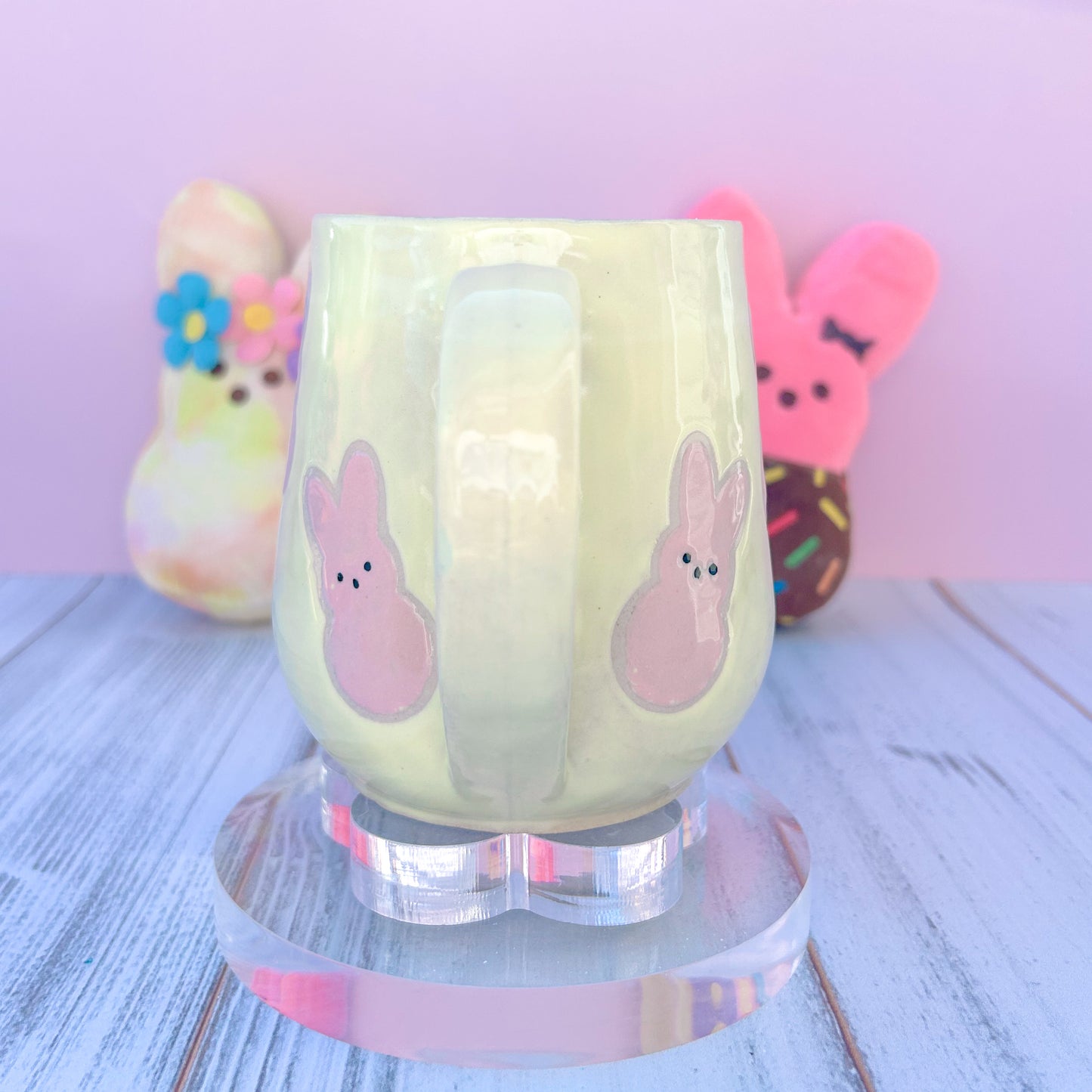 Light Yellow Bunny Spring Ceramic Mug