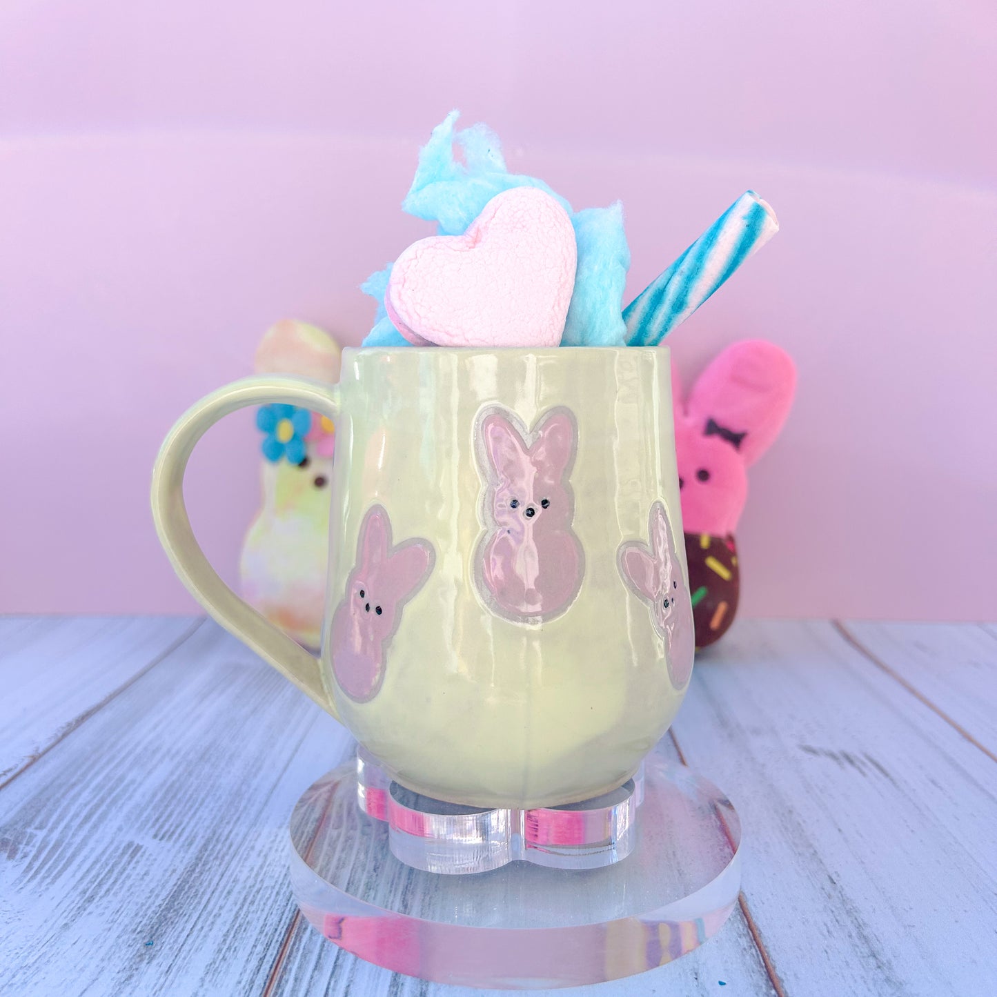 Light Yellow Bunny Spring Ceramic Mug