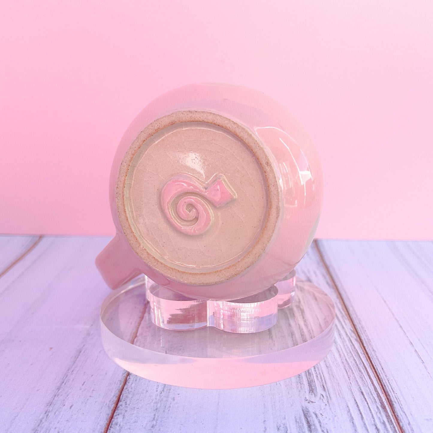 Pink Bunny Spring Ceramic Mug