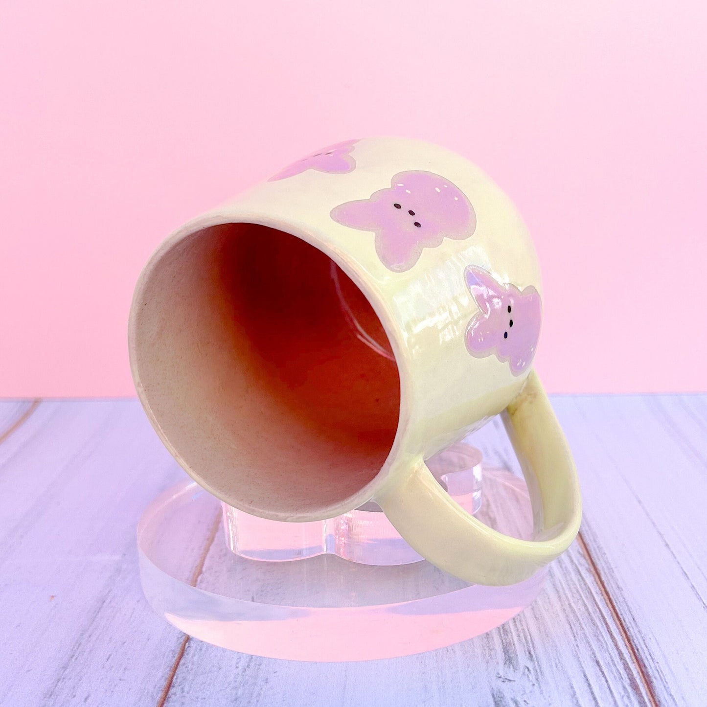 Light Green Bunny Spring Ceramic Mug