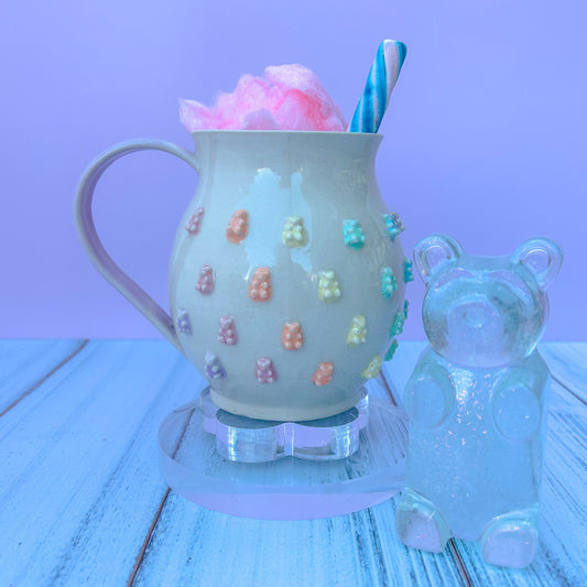 Pastel Rainbow Gummy Bear 20 Ounce Ceramic Mug