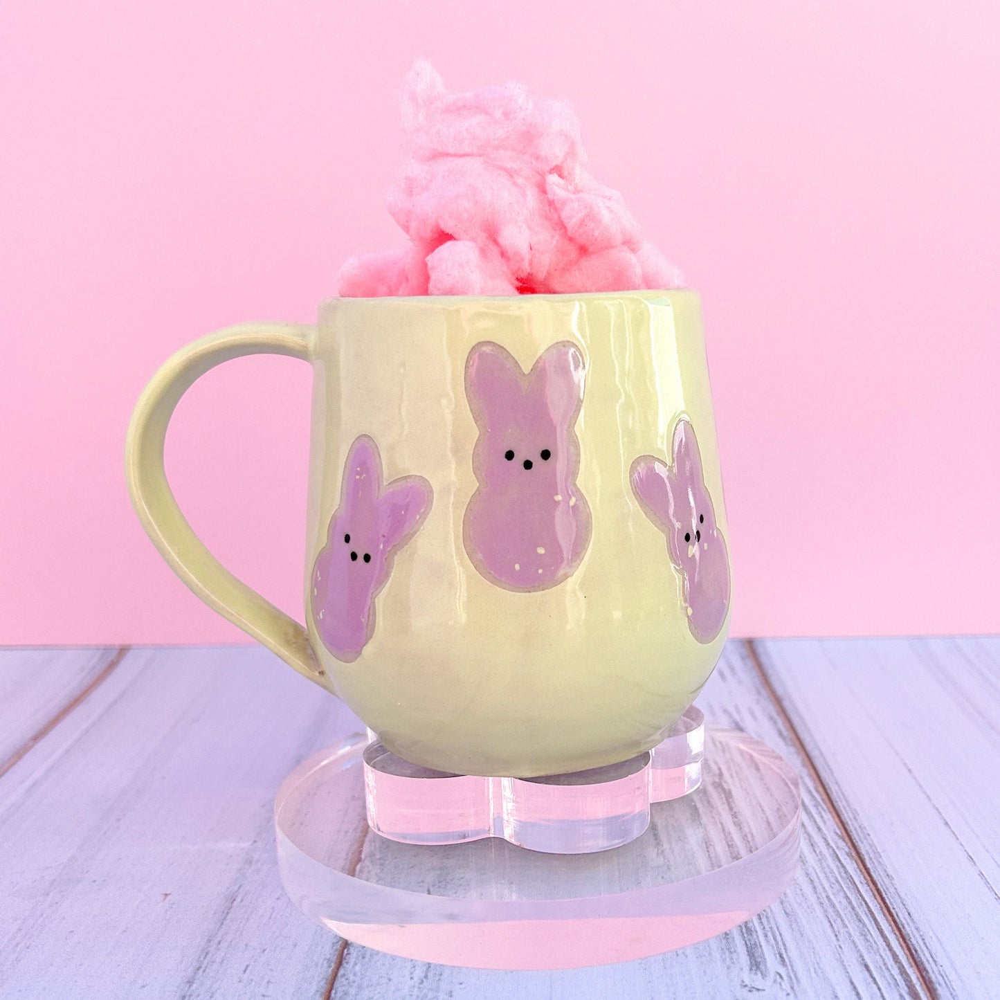 Light Green Bunny Spring Ceramic Mug