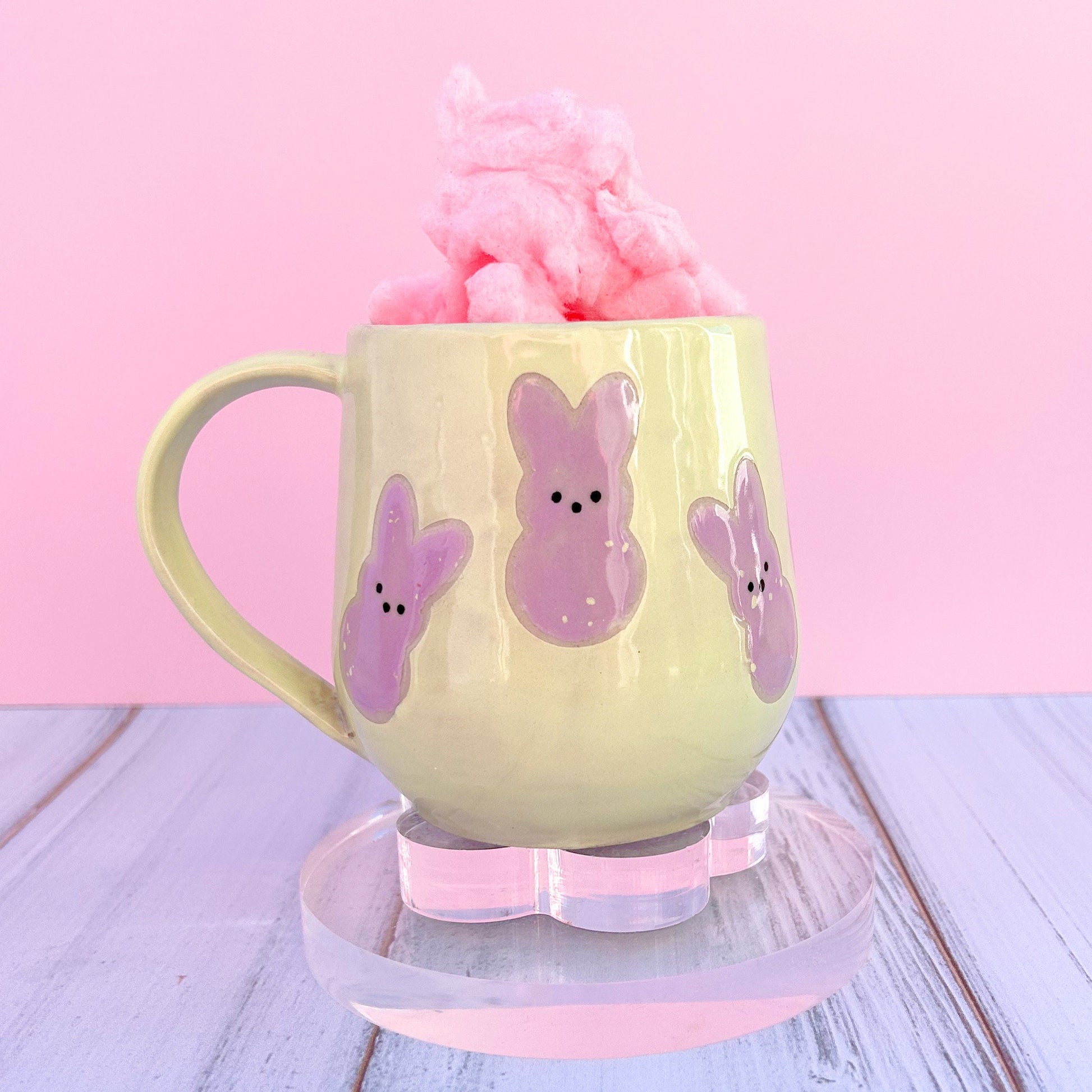 Light Green Bunny Spring Ceramic Mug