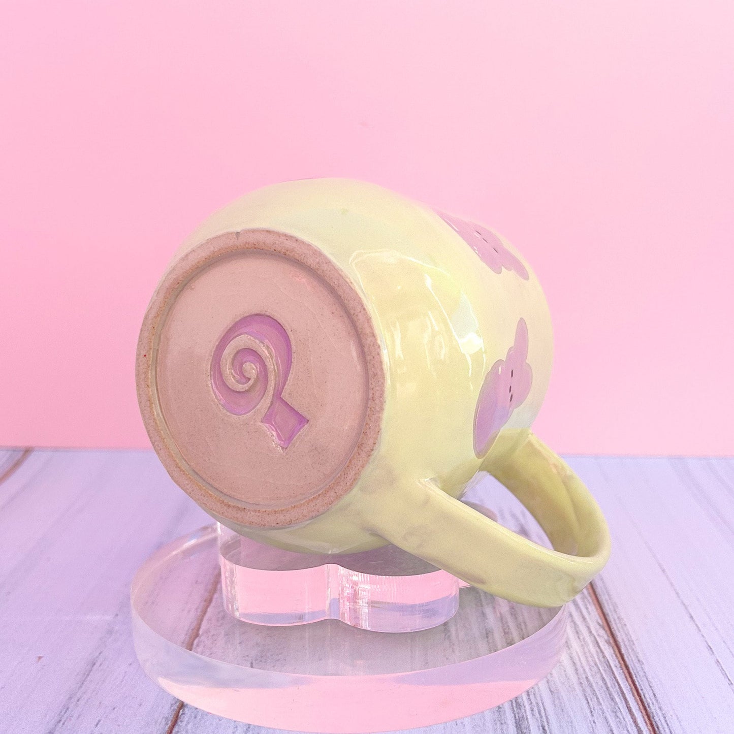 Light Green Bunny Spring Ceramic Mug