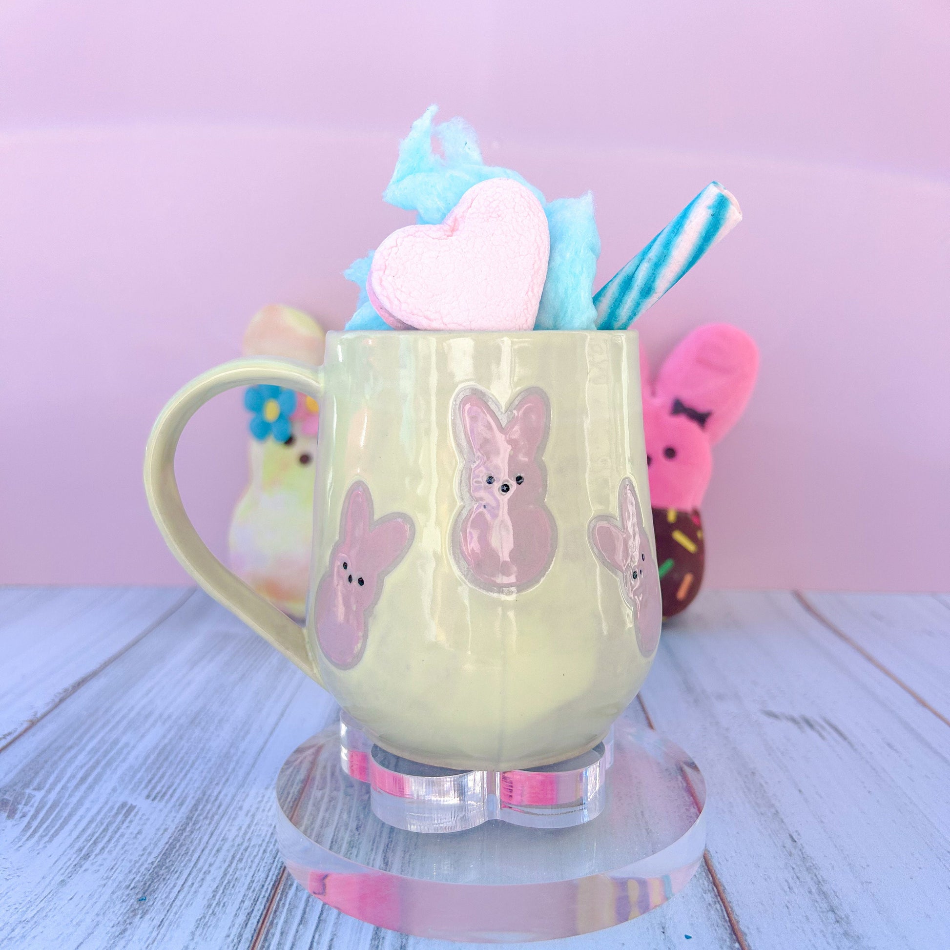 Light Yellow Bunny Spring Ceramic Mug