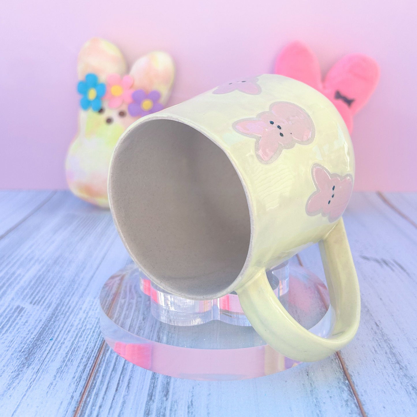 Light Yellow Bunny Spring Ceramic Mug