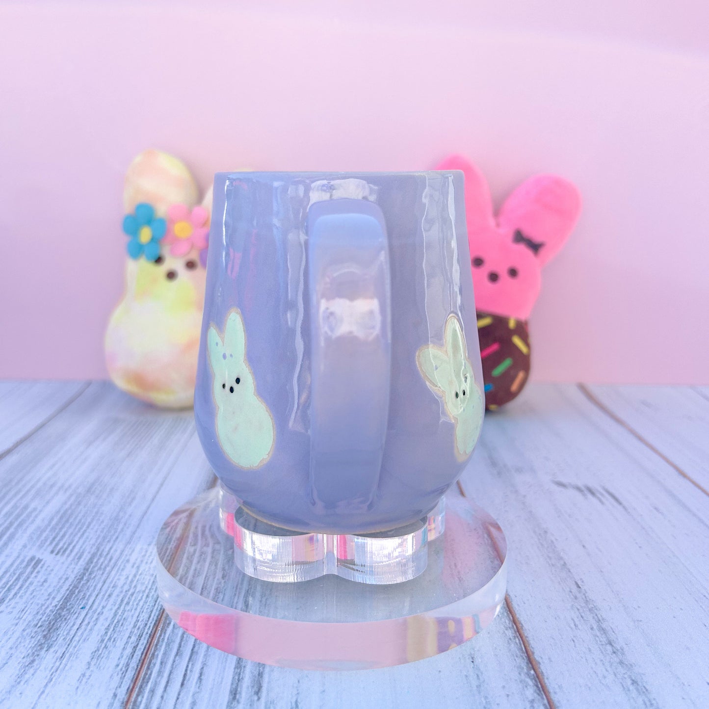 Lavender Bunny Spring Ceramic Mug