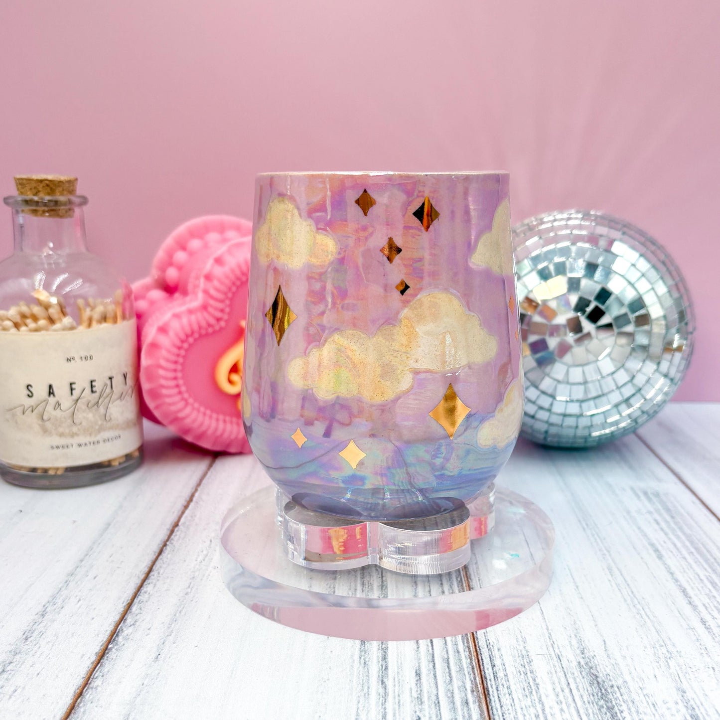 Gold Purple Sunset Ceramic Mug