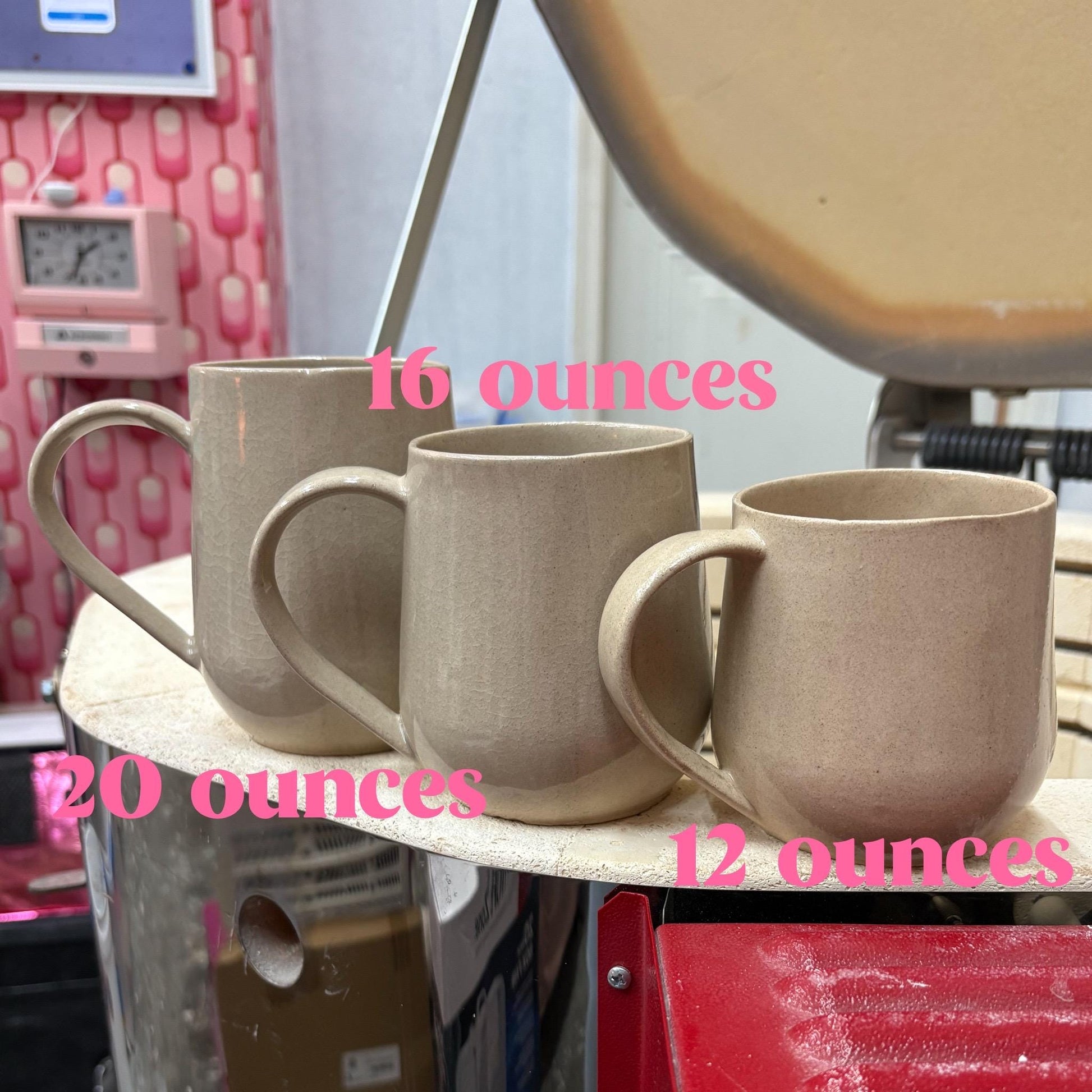 Gold Cotton Candy Sunset Ceramic Mug