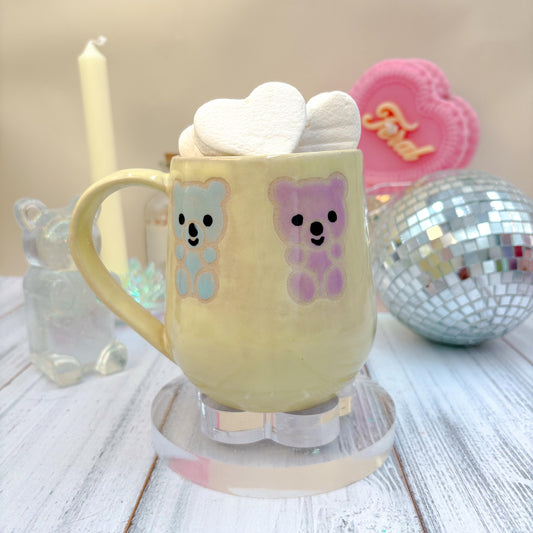 Yellow Gummy Bear Ceramic Mug