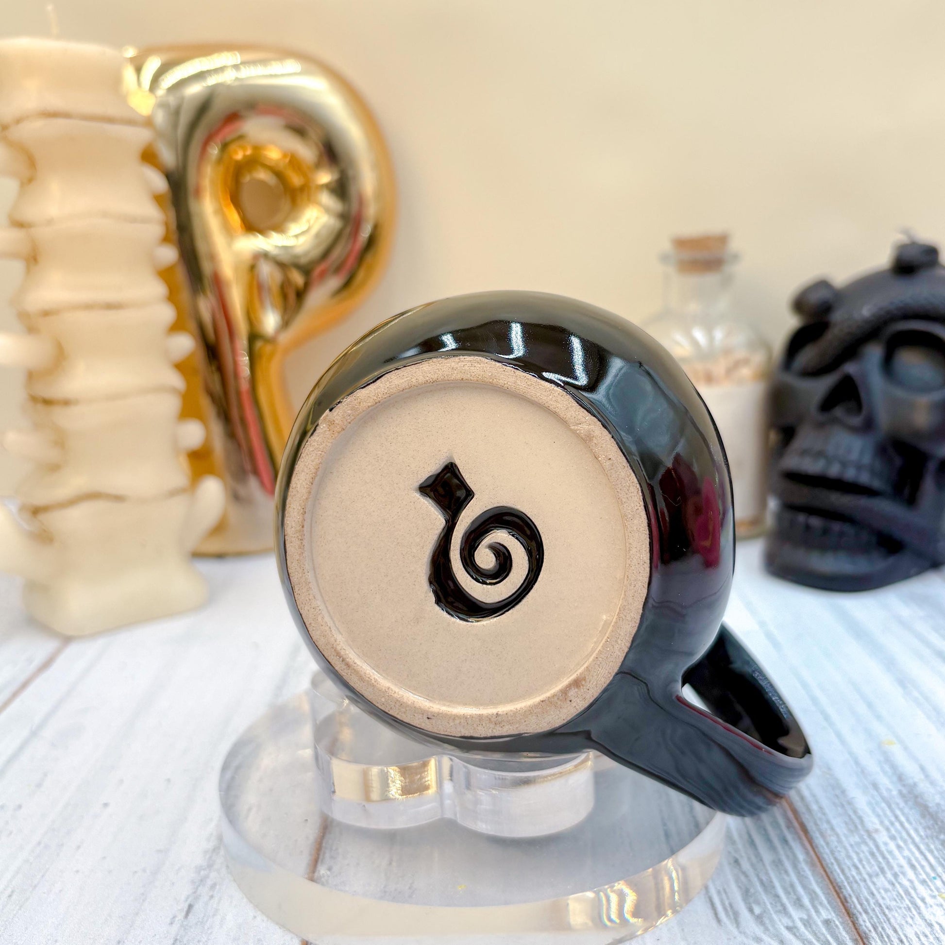 Black Gummy Bear Ceramic Mug