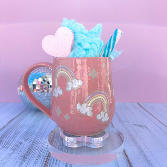 Coral Rainbow Ceramic Mug