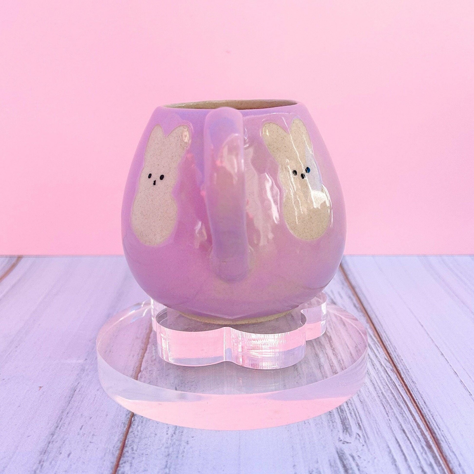 Purple Bunny Spring 12oz Ceramic Mug