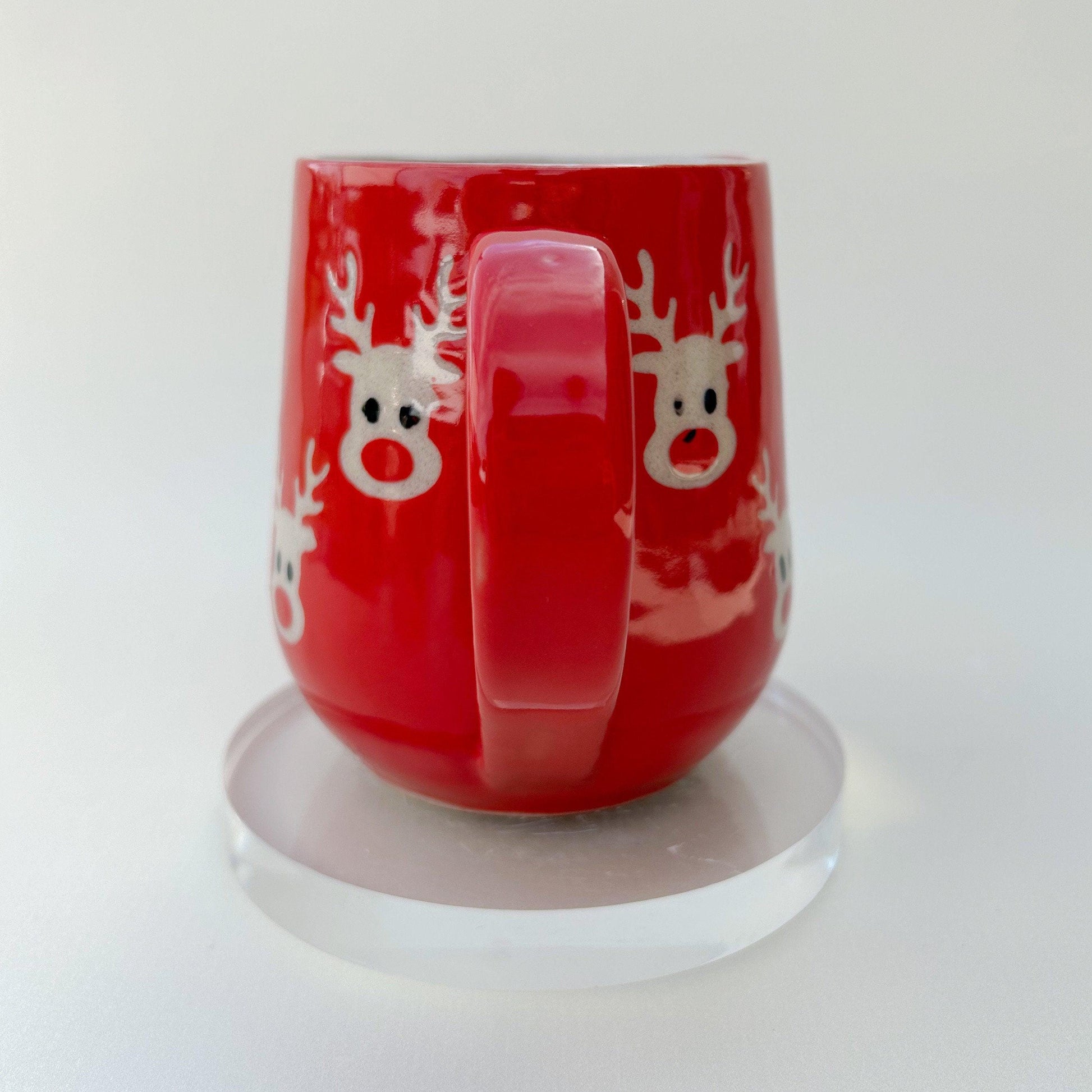 Red Reindeer 16 Ounce Mug