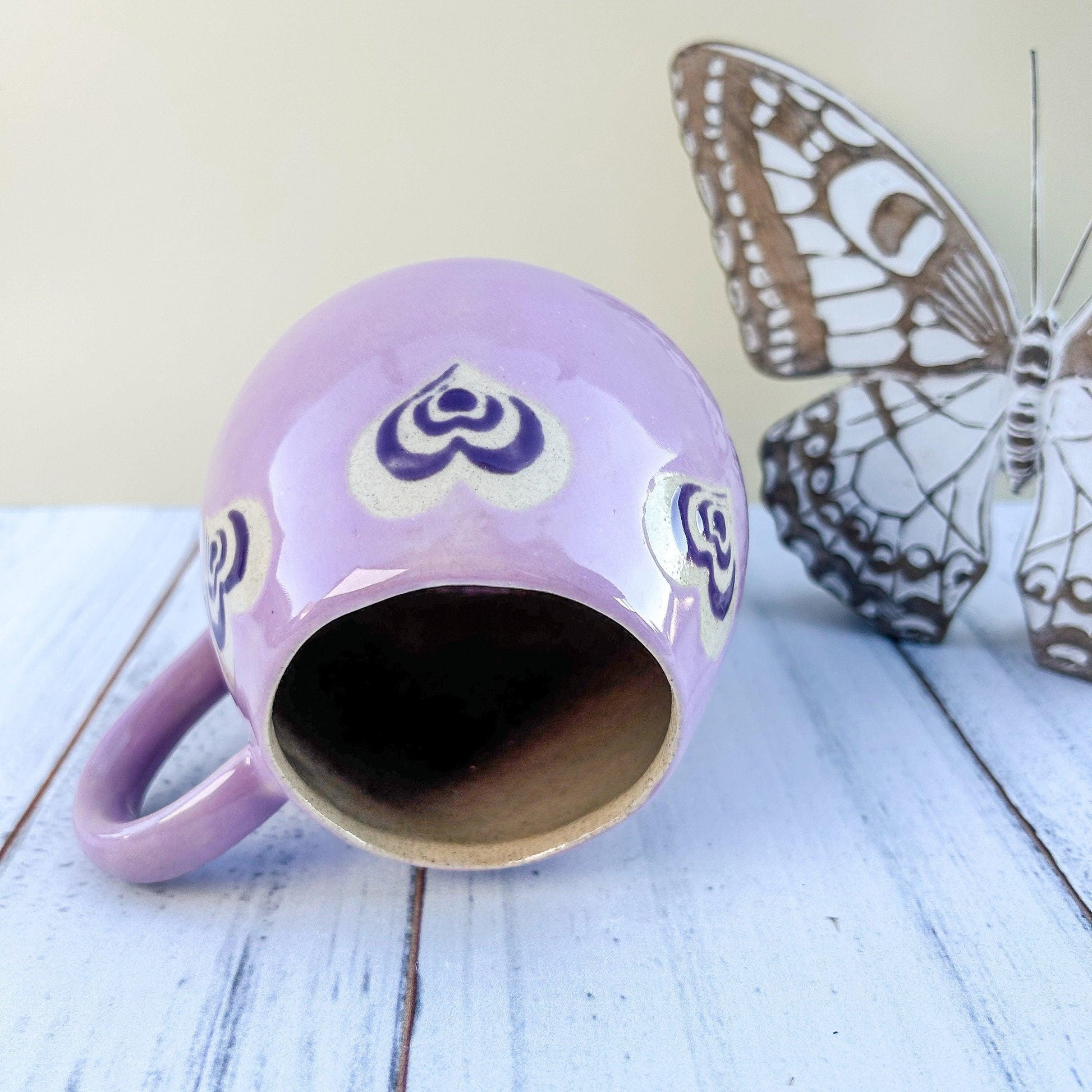 Purple Heart 12 Ounce Ceramic Mug