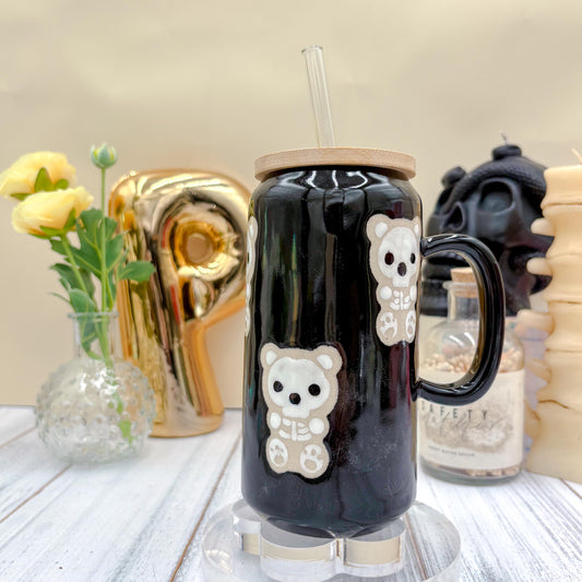 Black Gummy Bear Ceramic Tumbler Mug