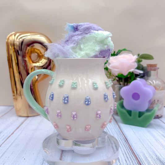 Ombré Gummy Bear 20 Ounce Ceramic Mug, Ceramic Coffee Mug Handmade, Wife Gift Idea, Gummy Bear Lover, Gummy Bear Mug For Mom, Gummy Bear cup