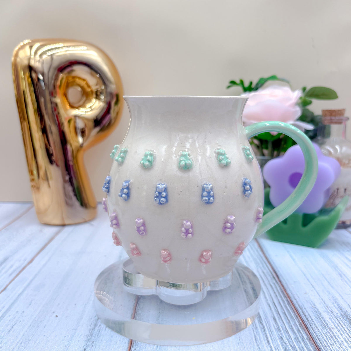 Ombré Gummy Bear 20 Ounce Ceramic Mug