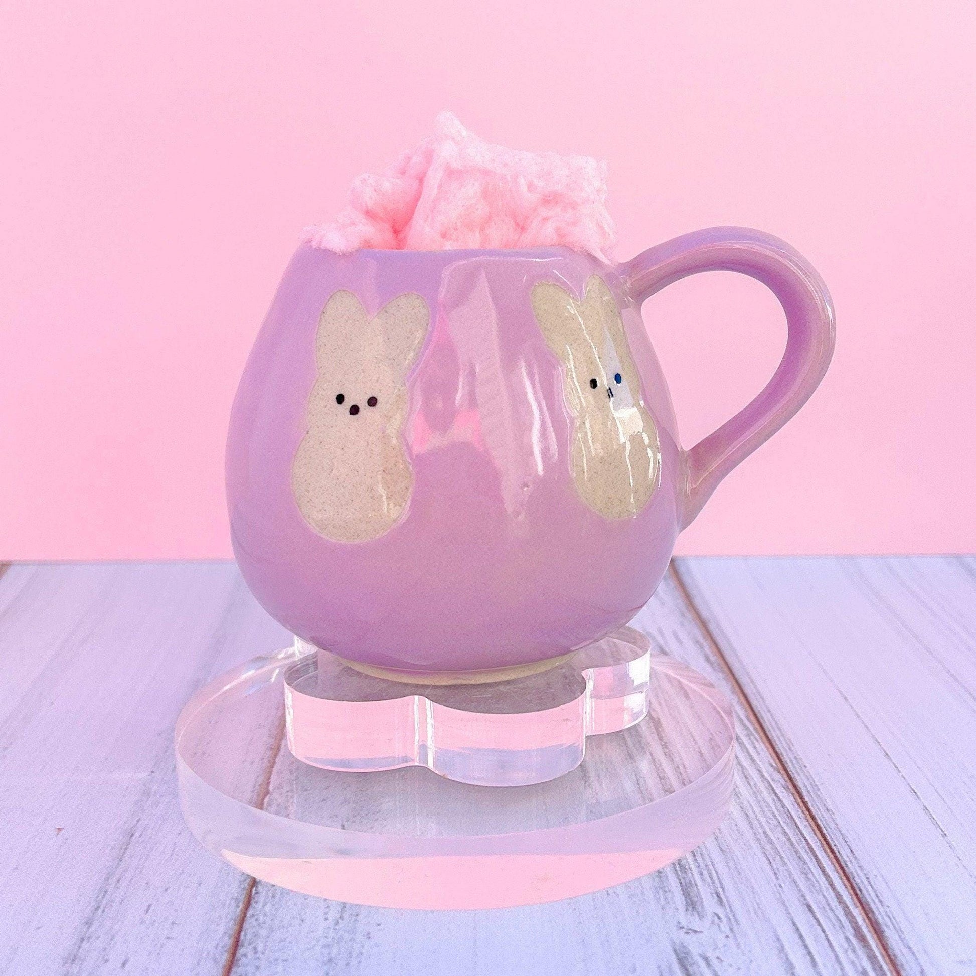 Purple Bunny Spring 12oz Ceramic Mug