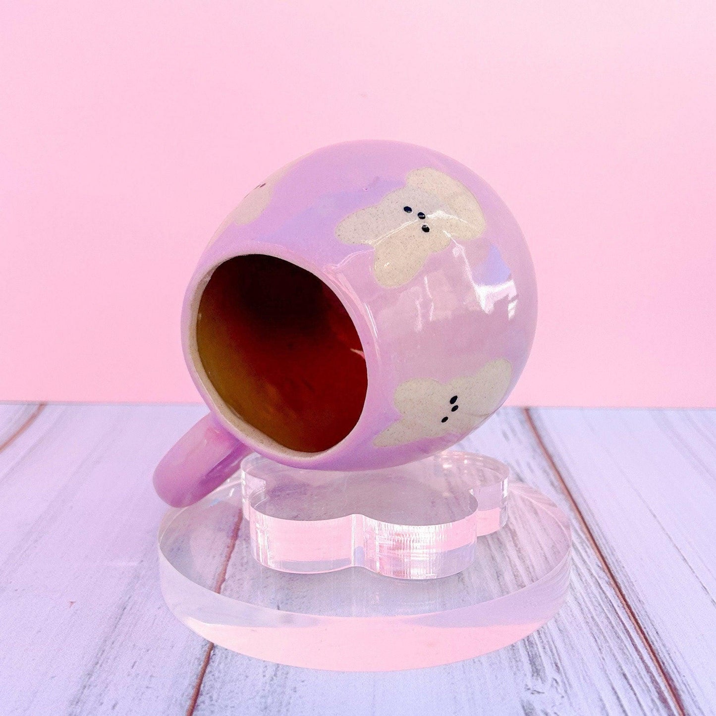 Purple Bunny Spring 12oz Ceramic Mug