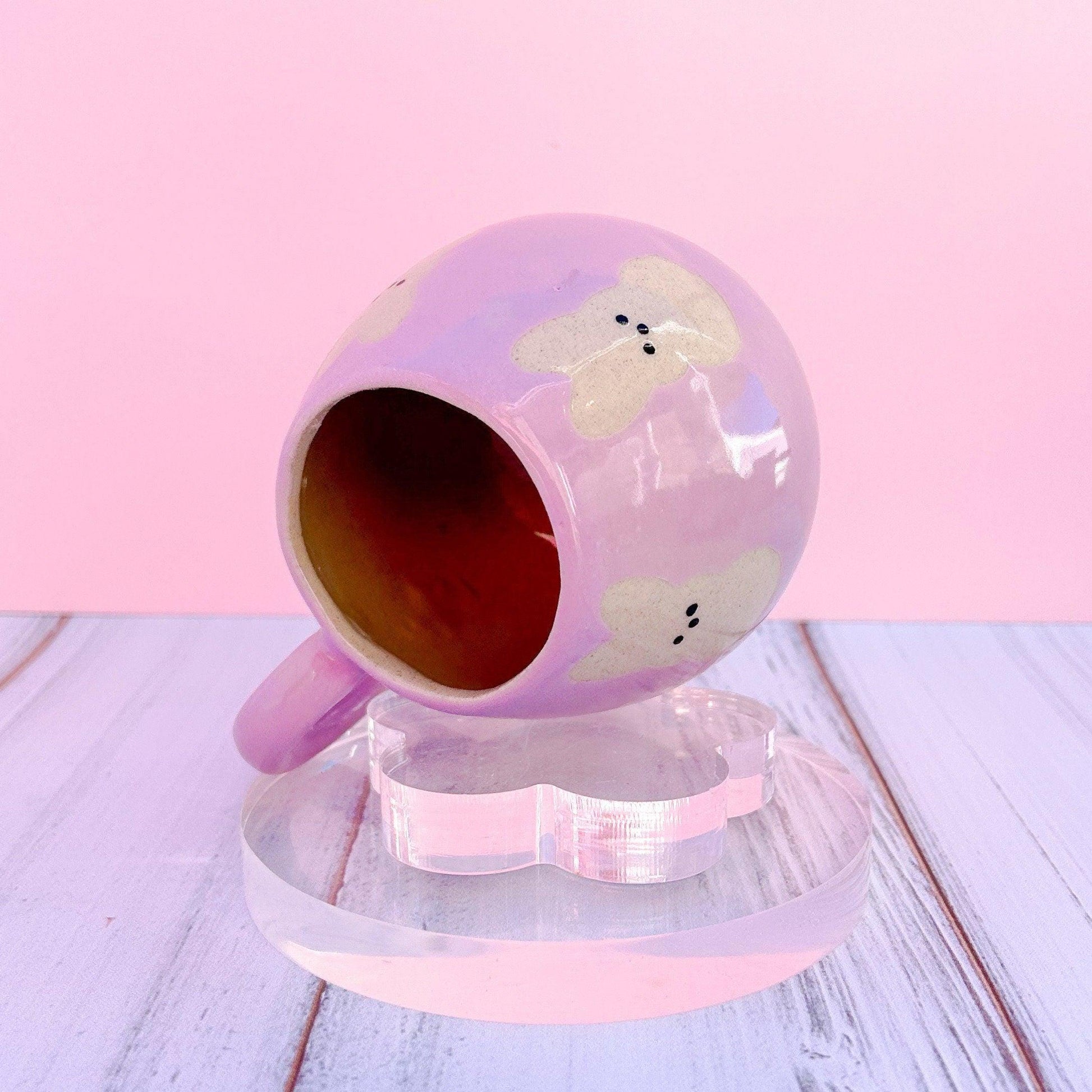 Purple Bunny Spring 12oz Ceramic Mug