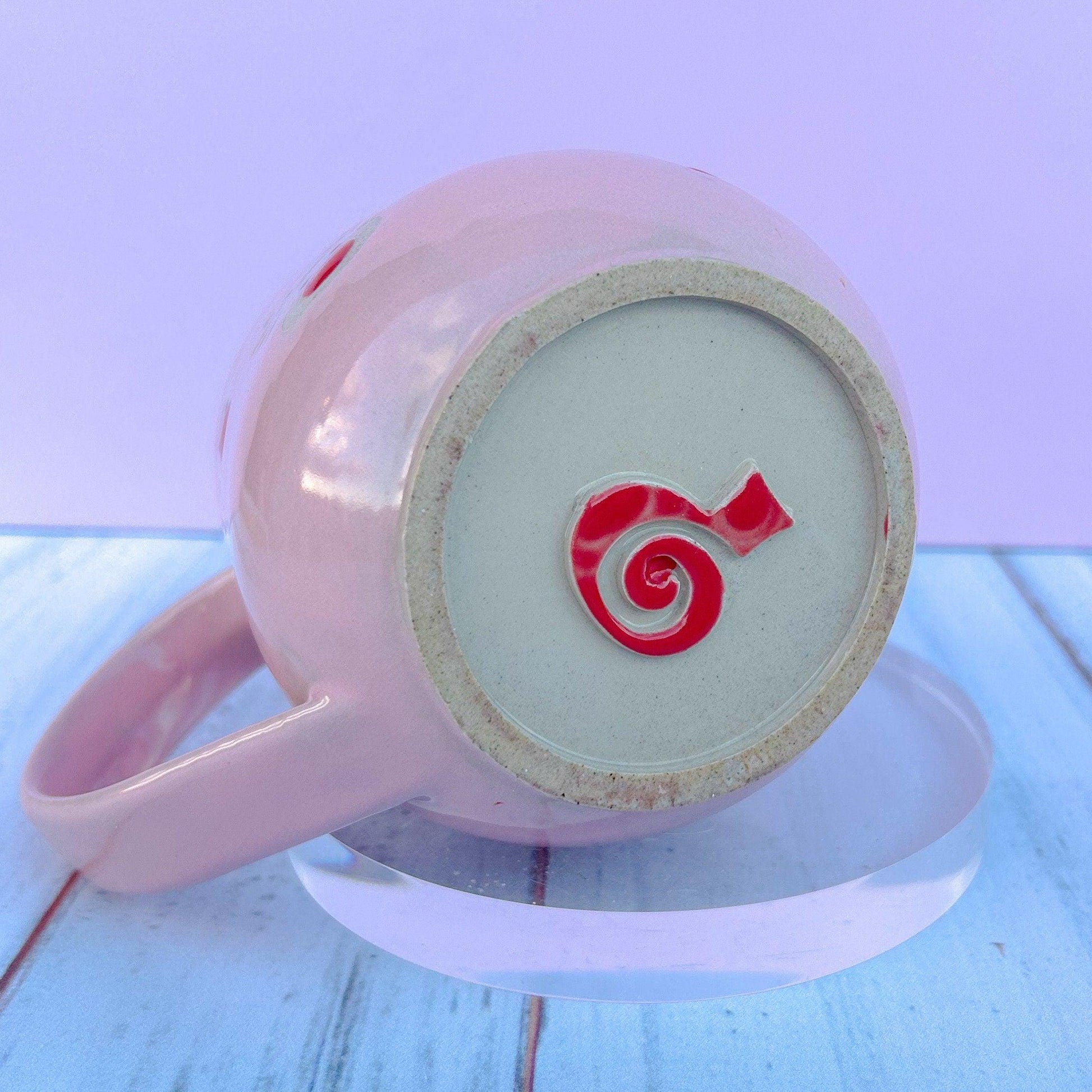 Pink Reindeer Ceramic Mug